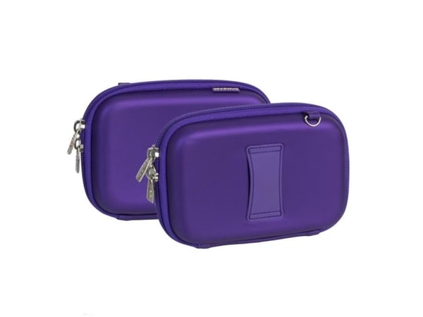 Rivacase 9101 (PU), Överdrag, EVA (Ethylene Vinyl Acetate), Violett, 2.5", Reptålig, Vattentålig, 5 fickor