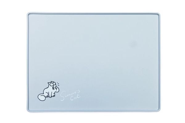Sourcing CAT MAT for skål L KARLIE 40x30x1 cm grå
