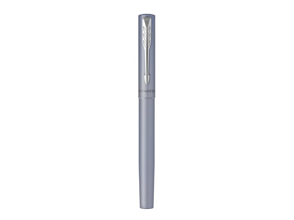 Parker Vector XL, Sølv, Fyllesystem med patron, Blå, Rustfritt stål, Medium, Ambidekstriøs