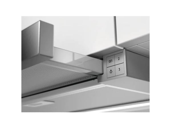 Electrolux LFP416X - Panser - teleskopisk - bredde: 59.8 cm - dybde: 30 cm - ekstraksjon og resirkulasjon (-) - grå