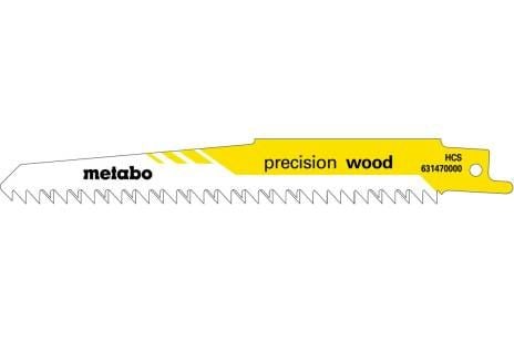 Metabo 631120000, Sabelsagblad, Sponplate, Plast, Kryssfiner, Tre, High Carbon Steel (HCS), Hvit, Gult, 4 mm, 1,25 mm