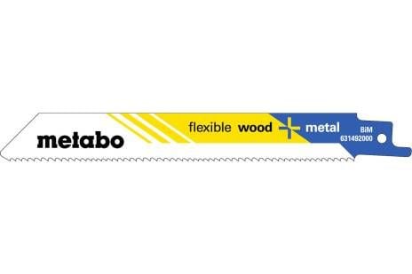 Metabo 631094000, Sabelsagblad, Metall, Gips, Stål, Tre, Bimetall, Blå, Hvit, Gul, 10-14, 1,8 mm