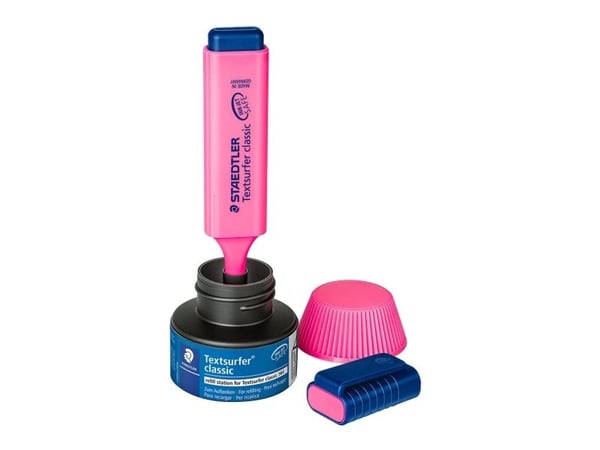 STAEDTLER Textsurfer classic - Påfyllingsstasjon - rosa - 30 ml - for Textsurfer classic
