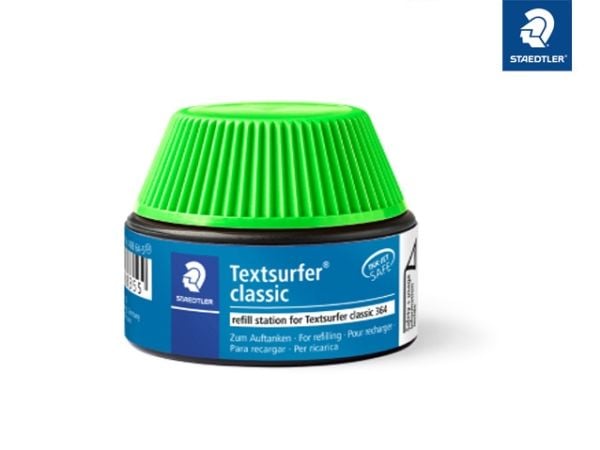 STAEDTLER Textsurfer classic - Påfyllingsstasjon - grønn - 30 ml