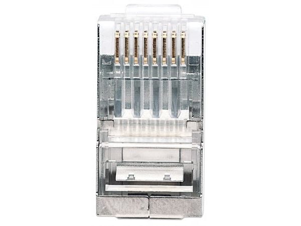 Intellinet 790574, RJ45, Sølv, Polykarbonaatti, Cat5e, U/FTP (STP), Guld