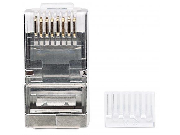 Intellinet 790543, RJ45, Grå, Hankjønn, Rett, Cat6, U/FTP (STP)
