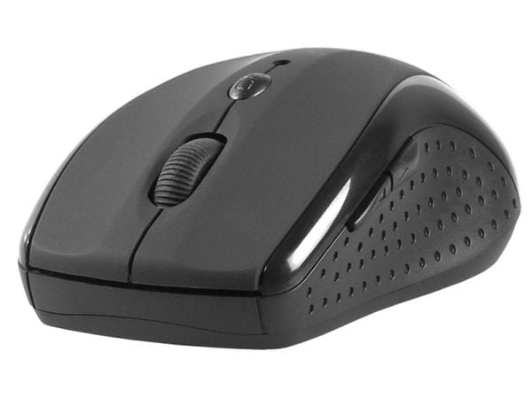 Tracer Blaster II - Mus - optisk - 6 knapper - trådløs - 2.4 GHz - USB trådløs mottaker - svart
