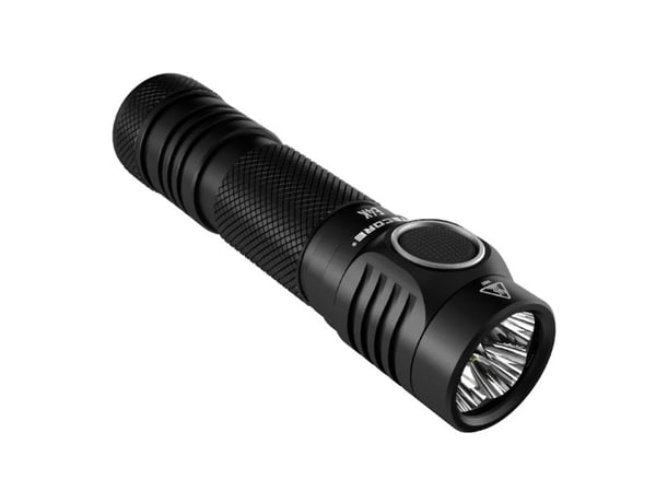 Nitecore E4K, Lommelykt, Sort, Aluminium, Knapper, 2 m, 2 m