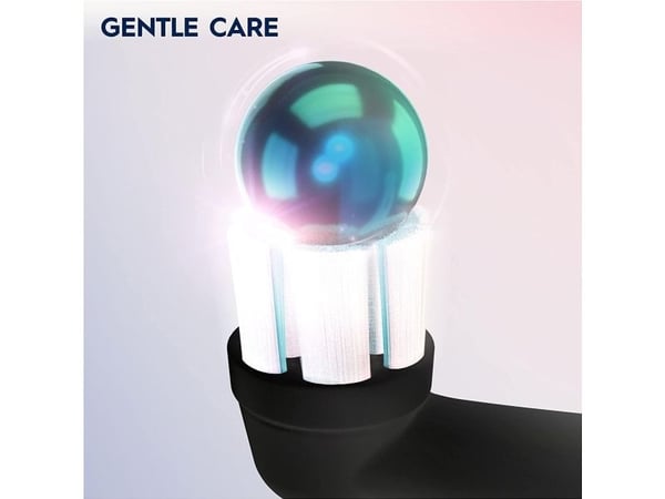 Oral-B iO Series Gentle Care Tannbørstehoveder - Svart - 2-pakning