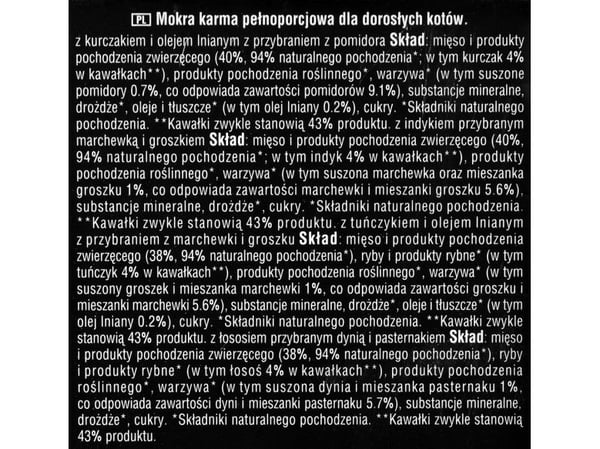 SHEBA Natures blanding av smaker i sausposer til katter 40x85g