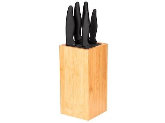 MPM sett med 5 kniver SNS 5 W i bambusboks