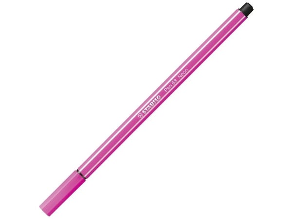 STABILO Pen 68, 6 farger, Flerfarget, Projektil spiss, 1 mm, Flerfarget, Sekskantet