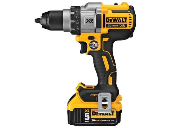DeWALT DCD991P2 - Borr - sladdlös - 3 hastigheter - 95 N·m - 2 batterier - 18 V