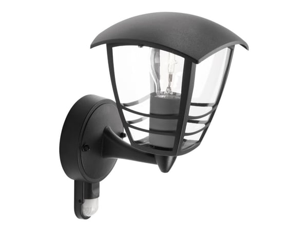 Philips myGarden Creek - Vegglampe - 1 sokkel - E27 - svart