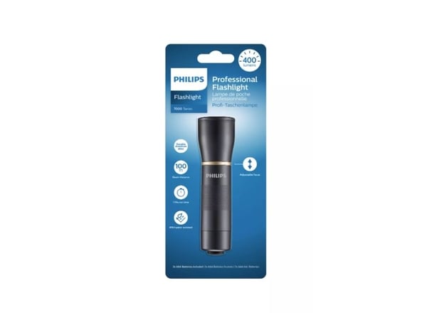 Philips SFL7000T/10 Taskulamppu - Led-taskulamppu, jossa on 3 AAA-paristoa