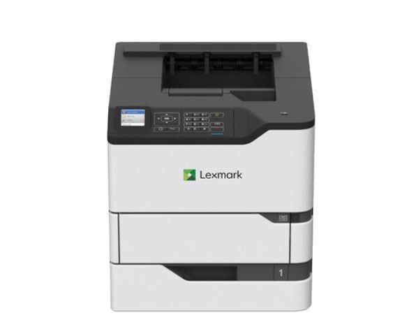 Lexmark MS823dn, Laser, 1200 x 1200 DPI, A4, 61 ppm, Kaksipuolinen tulostus, Musta, Valkoinen