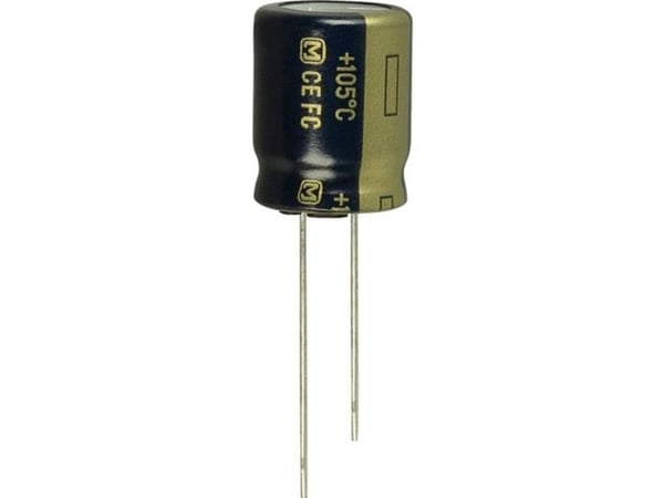 Panasonic EEUFC1J471, Fast kondensator, Aluminium, Volym, Cylindrisk, ?DC, 100 styck