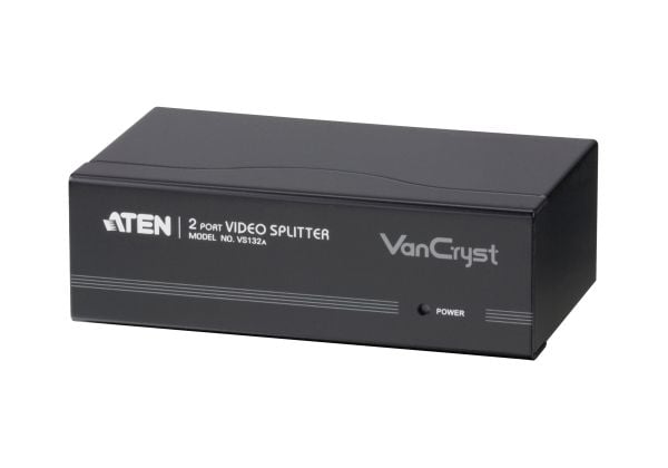 ATEN VanCryst VS132A - Linjedelare för video - 2 x VGA - skrivbordsmodell