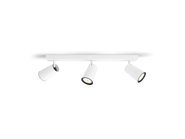 Philips myLiving Paisley tak-/väggspotlight 3 x, Utanpåliggande spotlight, GU10, 3 lampor, LED, 220-240 V, Vit