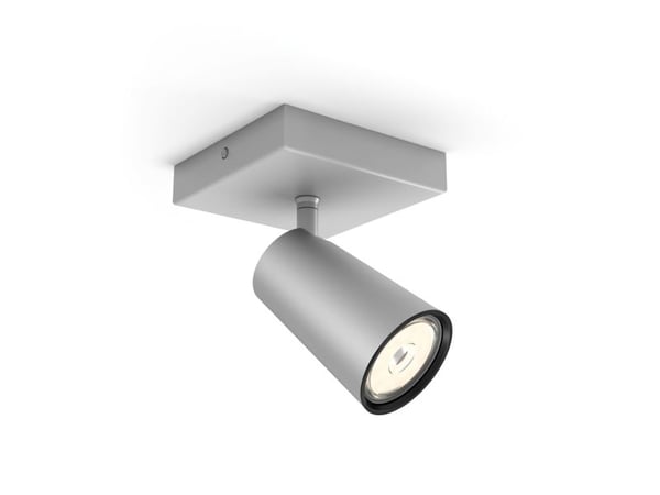 Philips myLiving Paisley-spotlys til tak/vegg, Overflateegnet, GU10, 1 ampuller, LED, 220-240 V, Aluminium