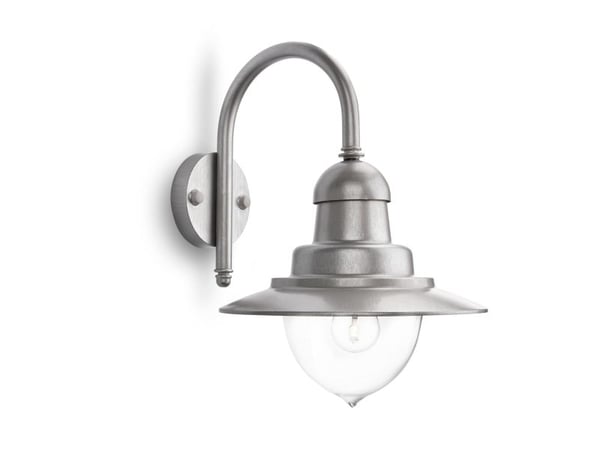 Philips myGarden Raindrop-vegglampe, 60 W, E27, ingen pære, Vegglys, Antrasitt, Aluminium, Syntetiske, IP44, Hage, Terrasse, I