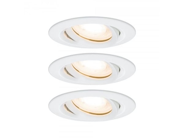 Paulmann 928.98, Indbygget lysplade, GU10, 3 pære(r ), LED, 2700 K, Hvid