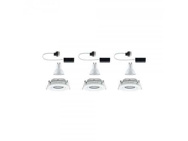 Paulmann 928.98, Indbygget lysplade, GU10, 3 pære(r ), LED, 2700 K, Hvid