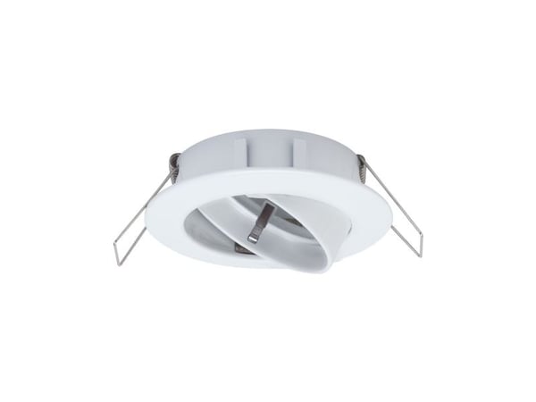 Paulmann 93731, Innfelt ramme (lys), Tak, Hvit, Aluminium, Zink, IP23, GU10