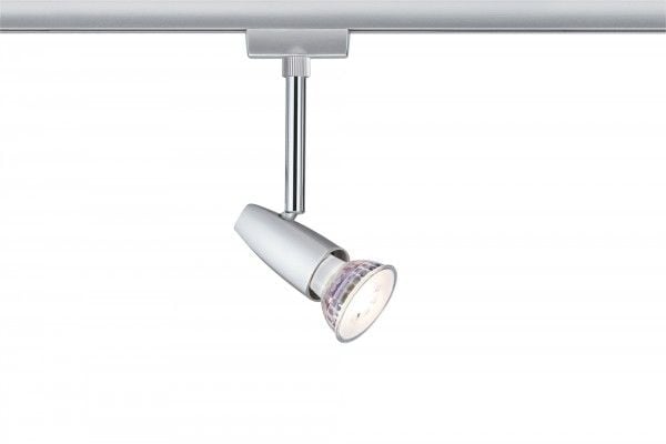 Paulmann 954.59, Spotlight på skinne, GU10, 3 ampuller, Kromfarget