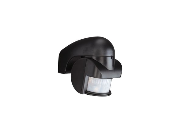Philips Virginia rörelsesensor, Väggbelysning för utomhusbruk, Svart, Plast, IP44, Trädgård, Terass, I