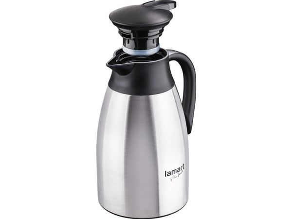 Lamart LT4032, 1,5 L, Svart, Rustfritt stål, Plast, Rustfritt stål, Plast, Reise