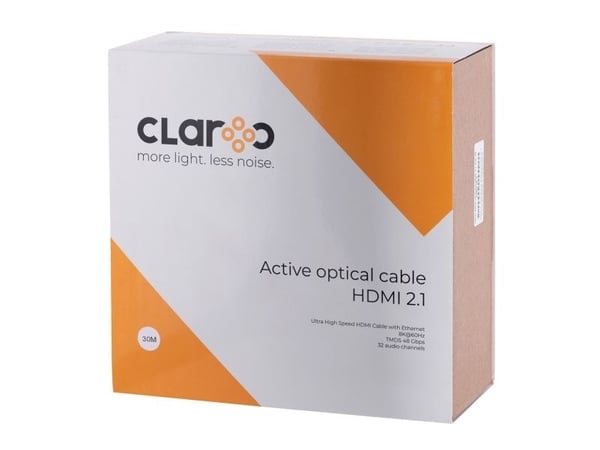 Claroc HDMI til HDMI-kabel 30 m svart (FEN-HDMI-21-30M)