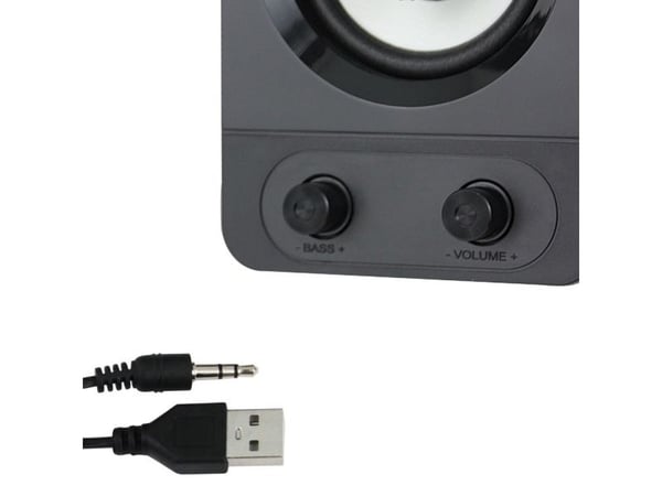 Esperanza EGS107 Kaiuttimet 2.1 USB LED 5 W Musta