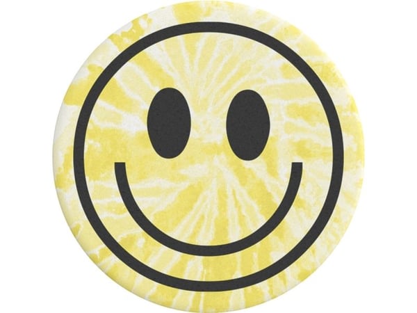 PopSockets Swappable PopGrip - Fingergrep/stativ for mobiltelefon - Tie Dye Smile