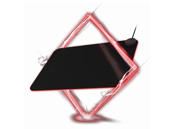 AOC AMM700, Svart, Monokromatisk, Stoff, USB-strøm, Antiskliunderlag, Musematte til gaming