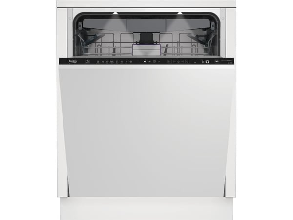 Beko BDIN38645D, Helt integrerad, Full storlek (60 cm), Vit, LED, Hopfällbar, Hopfällbar