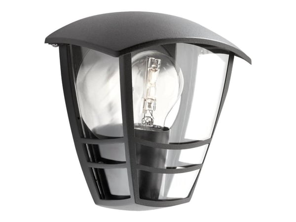 Philips myGarden Creek - Vegglampe - 1 sokkel - E27 - lanterne - svart