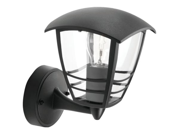 Philips myGarden Creek - Vegglampe - 1 sokkel - E27 - lanterne - svart