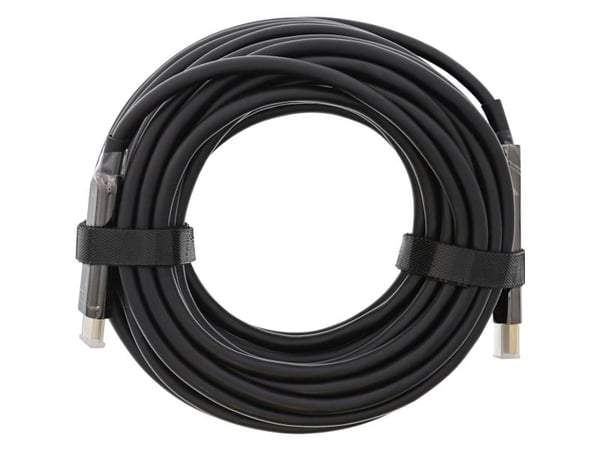 InLine 64250A, 50 m, USB Type-C, HDMI, Hanstik, Hanstik, Hanstik, Lige