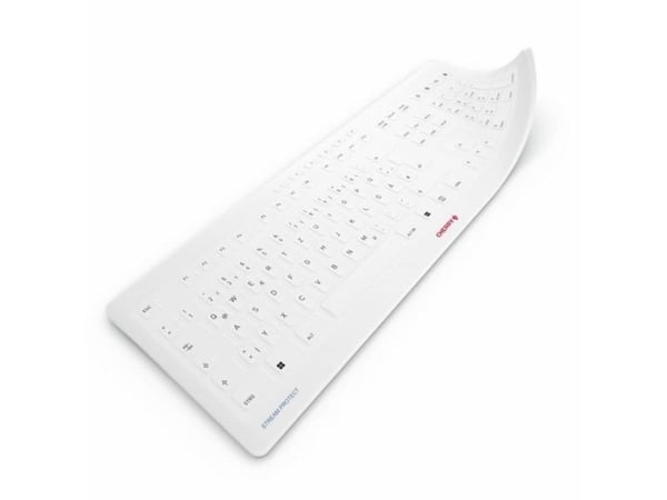 CHERRY STREAM PROTECT MEMBRANE - Tastaturdeksel - hvitgrå - for STREAM KEYBOARD, KEYBOARD WIRELESS