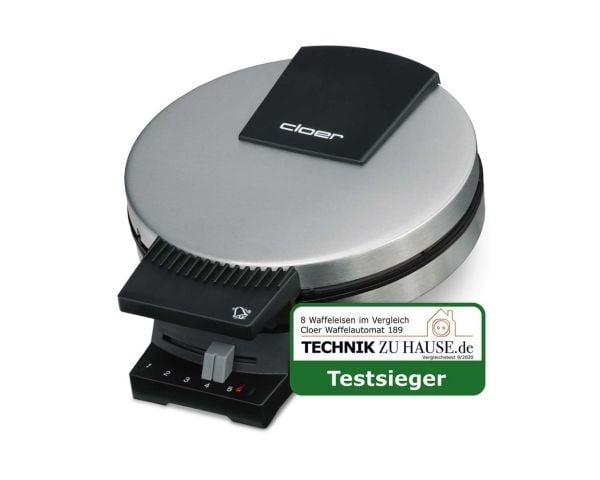 Vohvelikone, 930W, Ø18cm, (kirsikkavohveli) CLO0189