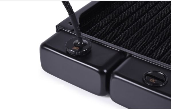 Alphacool jääpuikko lämpötila-anturi litteä G1/4 - musta