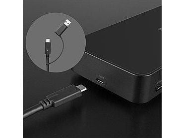 LINDY DST-Pro UniversalDock USB 3.2 Type C&A Hybrid bærbar DP