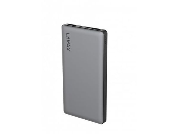 Lamax LAM10000MAHSL, Metallinen, Universaali, Metalli, Suorakulmio, Litium polymeeri (LiPo), 10000 mAh