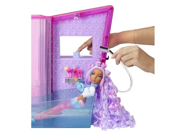 Mermaze Mermaidz Salon Playset, Salong og spa, 4 år, AA, Flerfarget, Plast