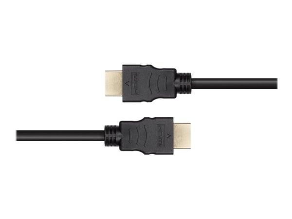 DELTACO - Ultra High Speed - HDMI-kabel - HDMI hann til HDMI hann - 1 m - svart - 4K 120 Hz støtte, 8K 60Hz støtte