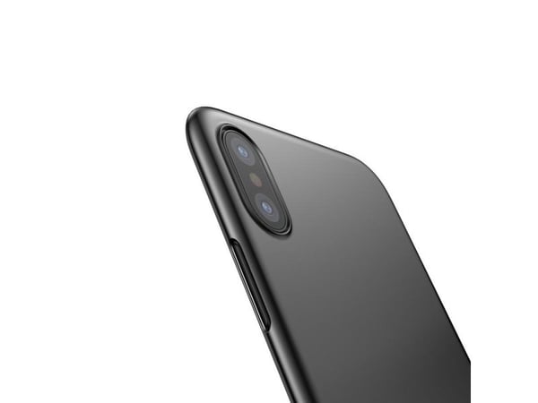 Baseus Baseus Wing Case ultra tynt deksel for iPhone XS Max svart gjennomsiktig (WIAPIPH65-E01)