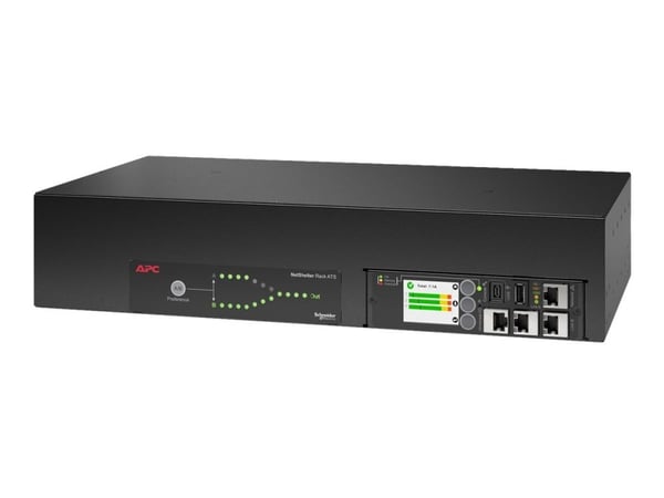 APC AP4424A, Telineasennettava, 2U, 18 AC-pistorasia(a), Musta