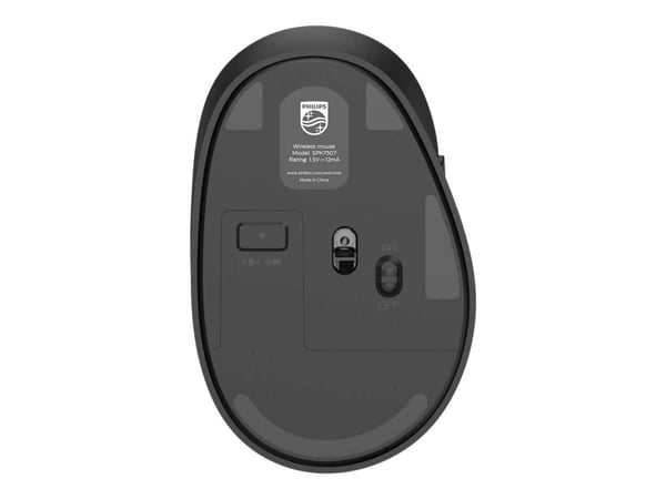 Philips SPK7507B/00, Oikeakätinen, Optinen, Langaton RF, 3200 DPI, Musta
