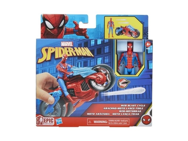 Marvel Spider-Man F68995L0, Motorcykel, 4 År, Blå, Röd
